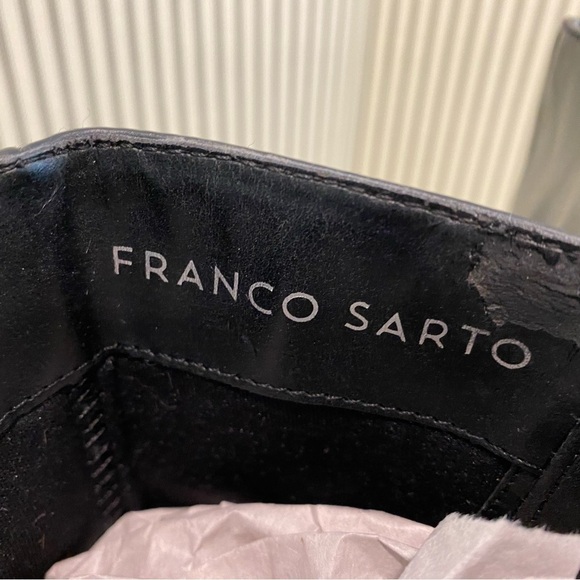 Franco Sarto JESPA boots in black Vegan leather Size 5.5 - Picture 9 of 13